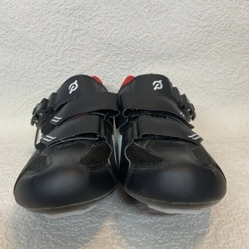 NWOB  Peloton Black Buckle Adjustable‎ Lightweight Cycling Shoes Unisex 43/US10